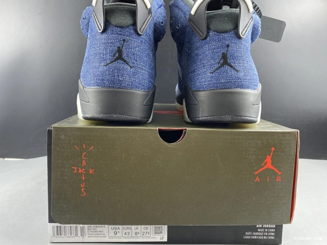 Washed 6 CT5350-401 Jordan Air Denim 0801